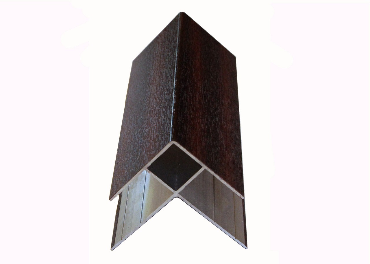 Универсальный профиль алюминиевый 3м внешний угол цвет Серый